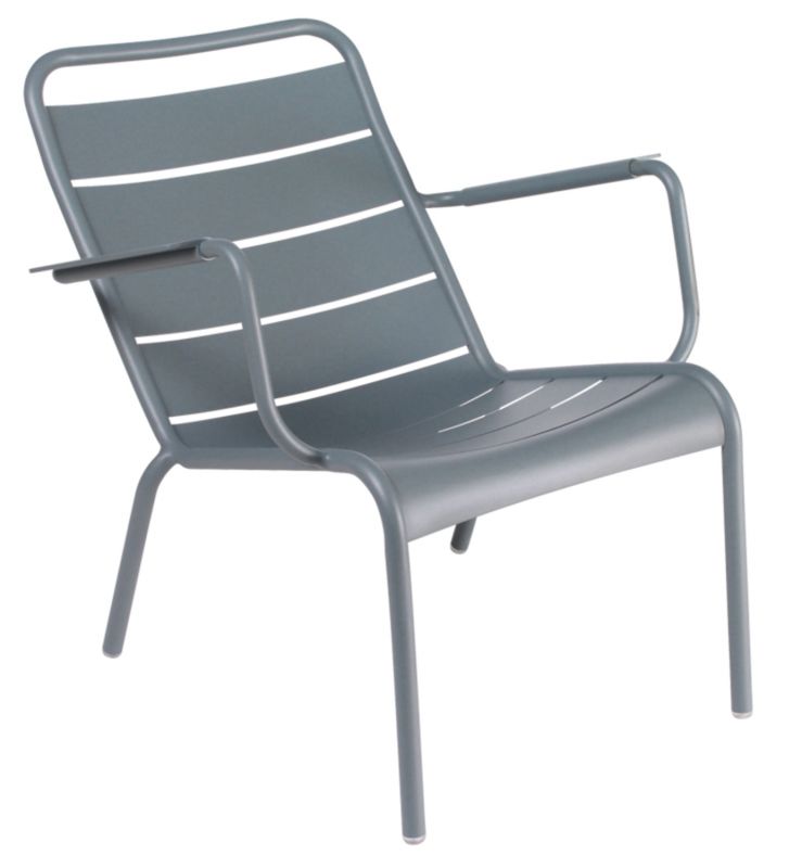 Luxembourg low outdoor armchair Fermob
